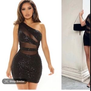 Fashion nova sequin dress